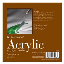 Strathmore 400 Series Acrylic Paper Pad 10 Sheet
